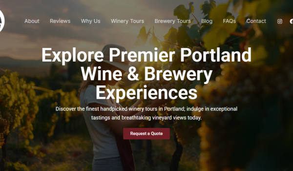 Portland Winery Tour